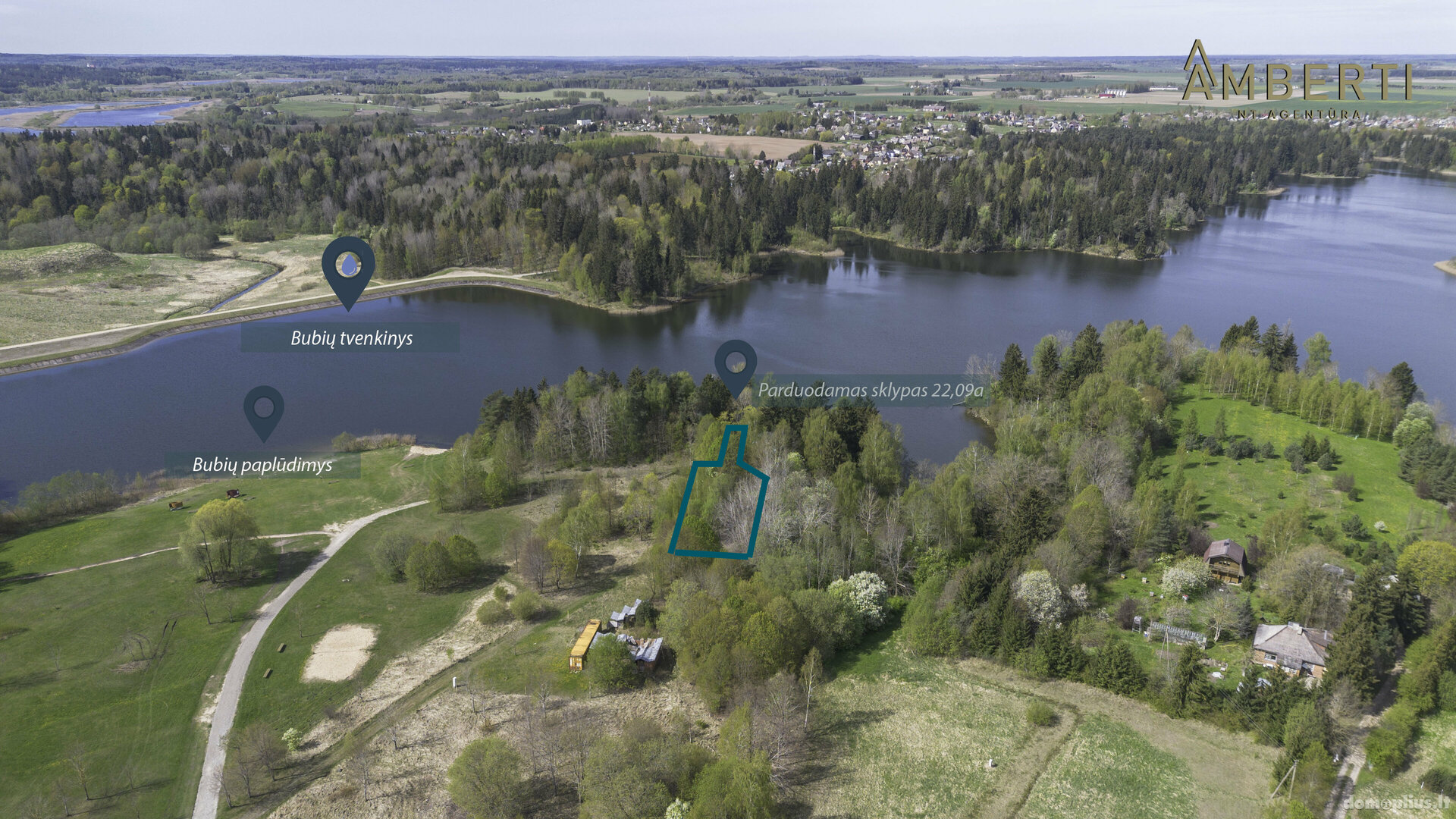 Land for sale Šiaulių rajono sav., Bubiuose, Pliažo g.