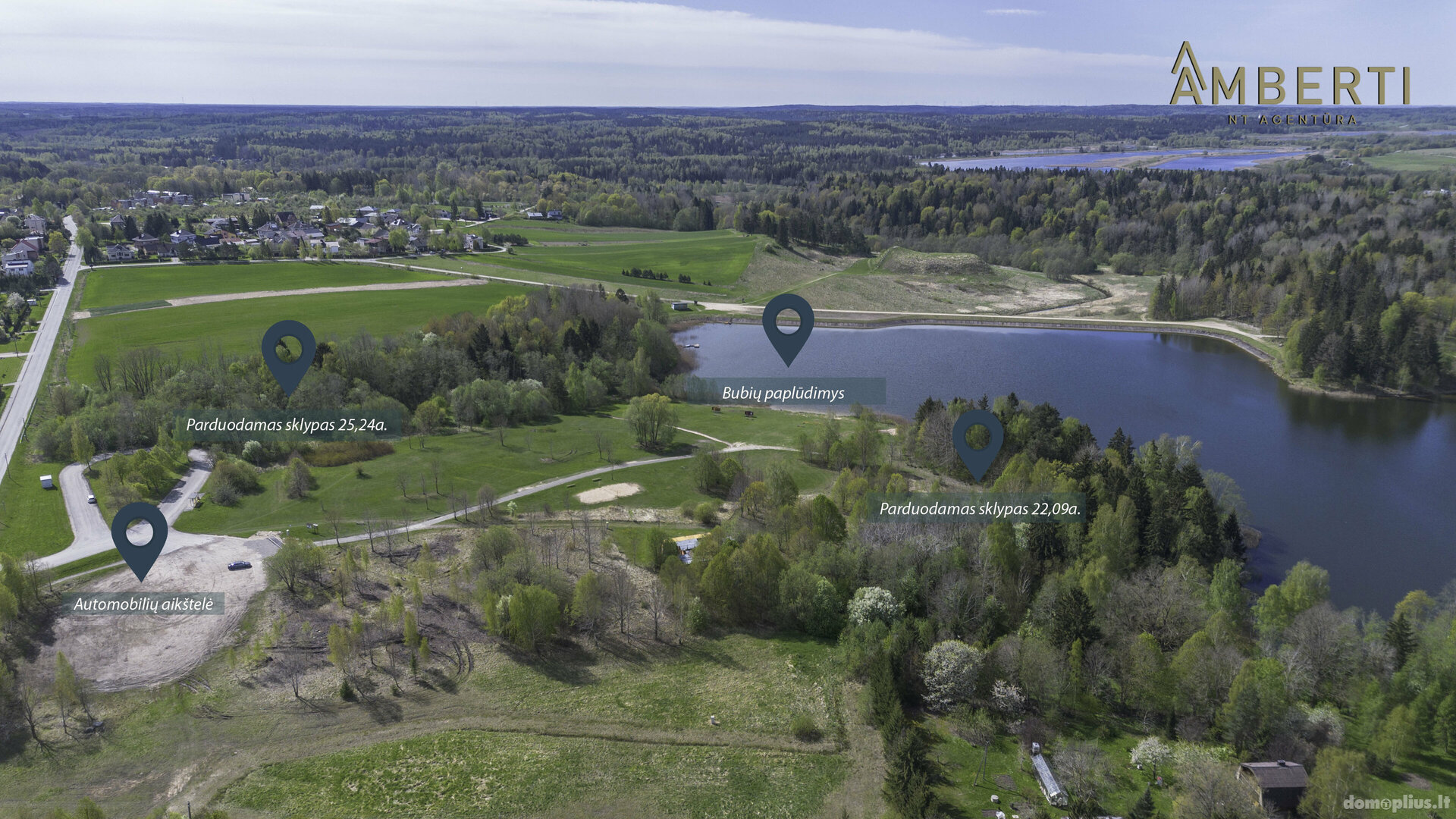 Land for sale Šiaulių rajono sav., Bubiuose, Pliažo g.