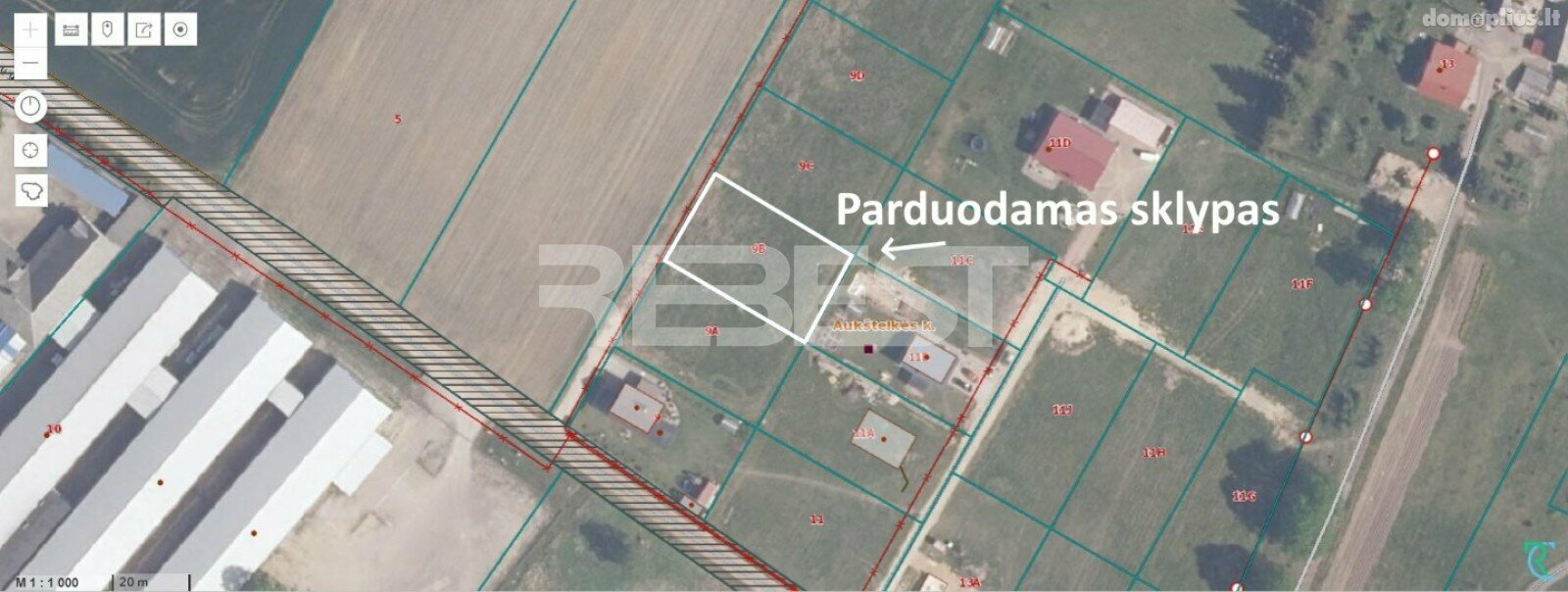Parduodamas sklypas Šiaulių rajono sav., Aukštelkėje