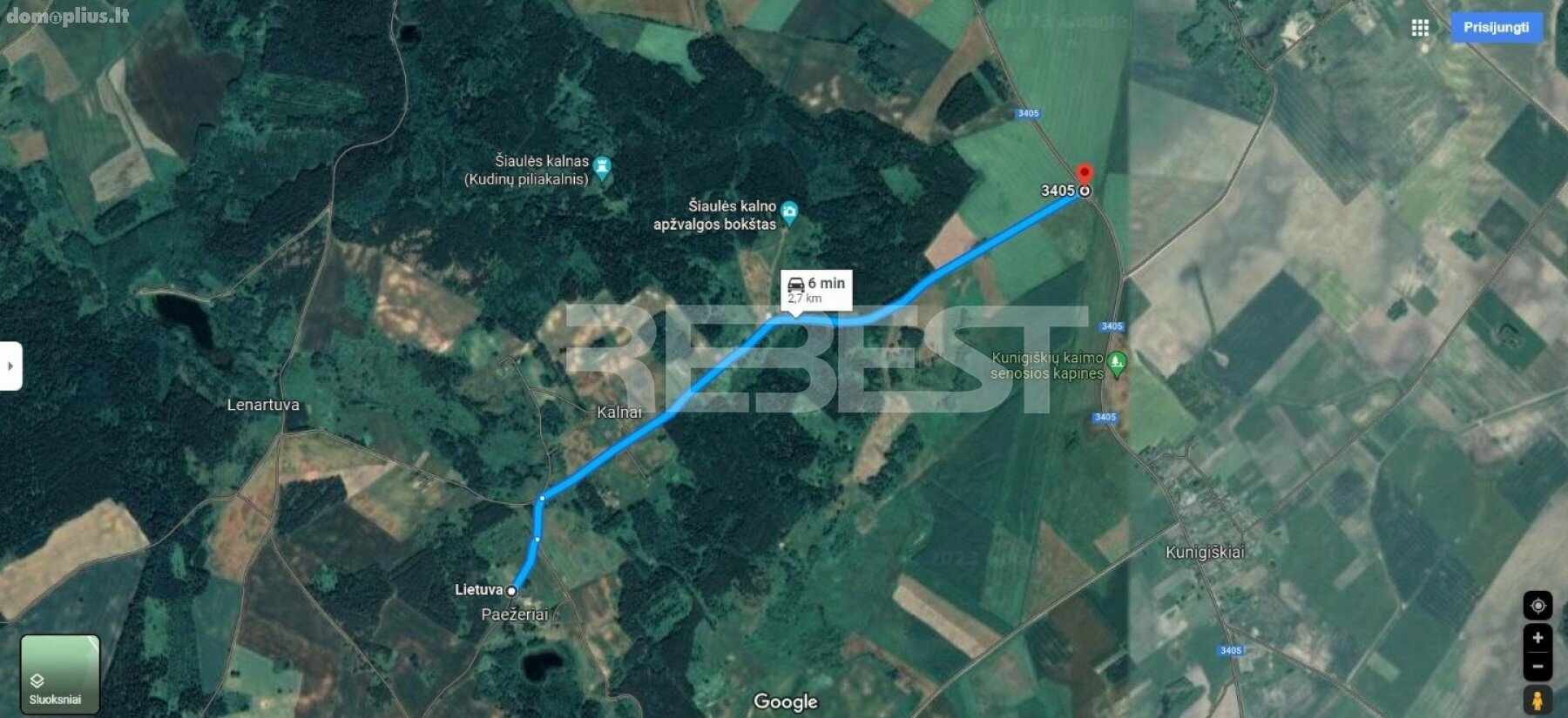 Parduodamas sklypas Radviliškio rajono sav., Šiauliuose