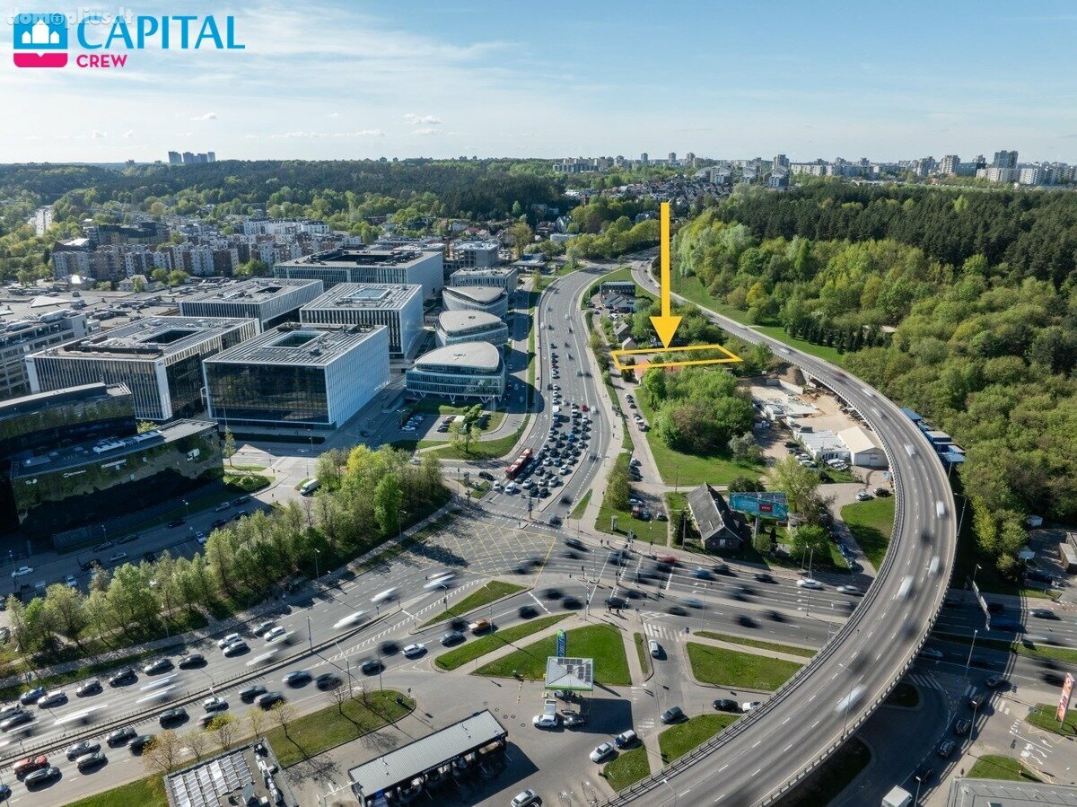Parduodamas sklypas Vilniuje, Šnipiškėse