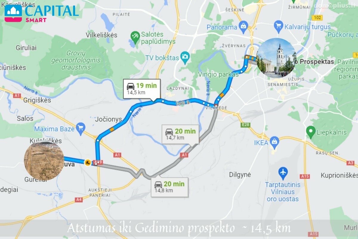 Parduodamas sklypas Vilniuje, Paneriuose, Kazimiero Jokanto g.