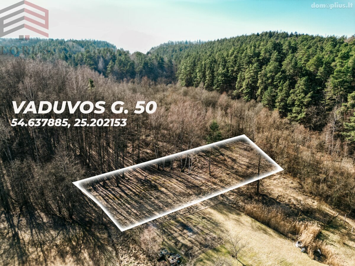 Parduodamas sklypas Vilniuje, Žemieji Paneriai, Vaduvos g.