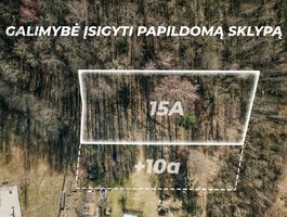 Parduodamas sklypas Vilniuje, Žemieji Paneriai, Vaduvos g.