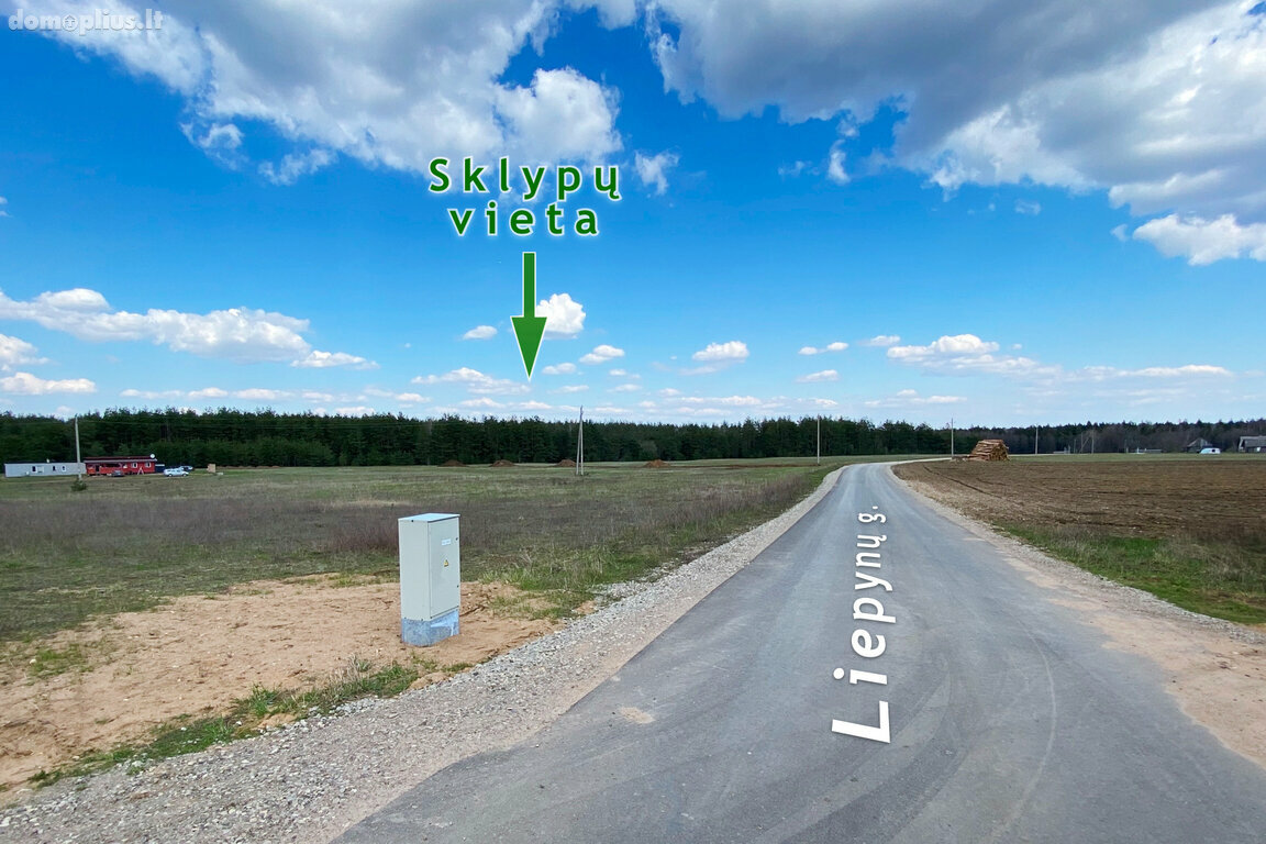 Parduodamas sklypas Trakų rajono sav., Liepynuose