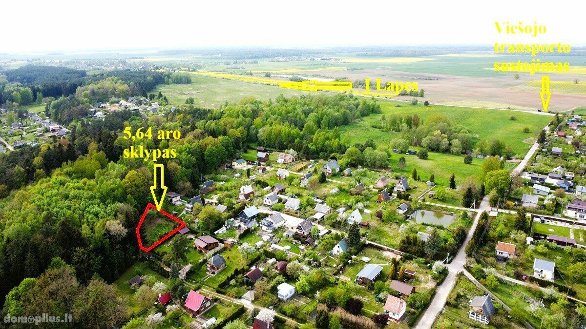 Parduodamas sklypas Kauno rajono sav., Tauralaukyje, Žvejų g.