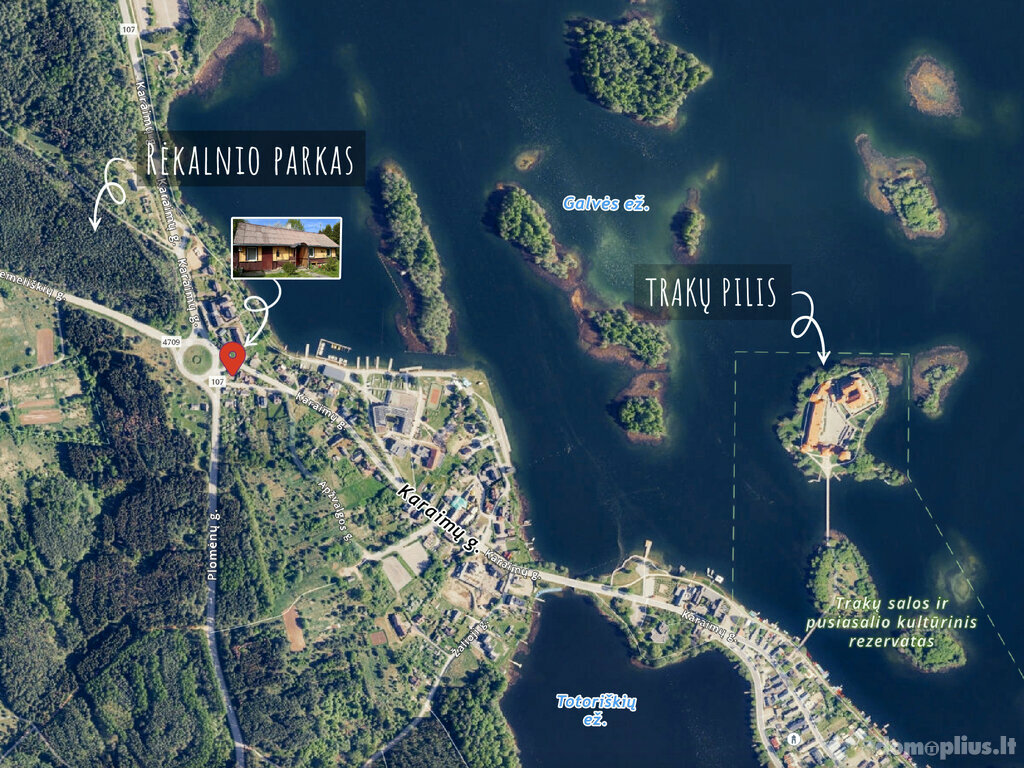 Parduodamas sklypas Trakų rajono sav., Trakuose, Karaimų skg.