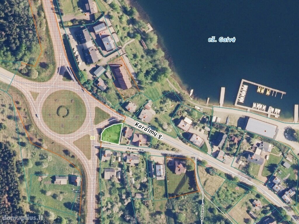Parduodamas sklypas Trakų rajono sav., Trakuose, Karaimų skg.