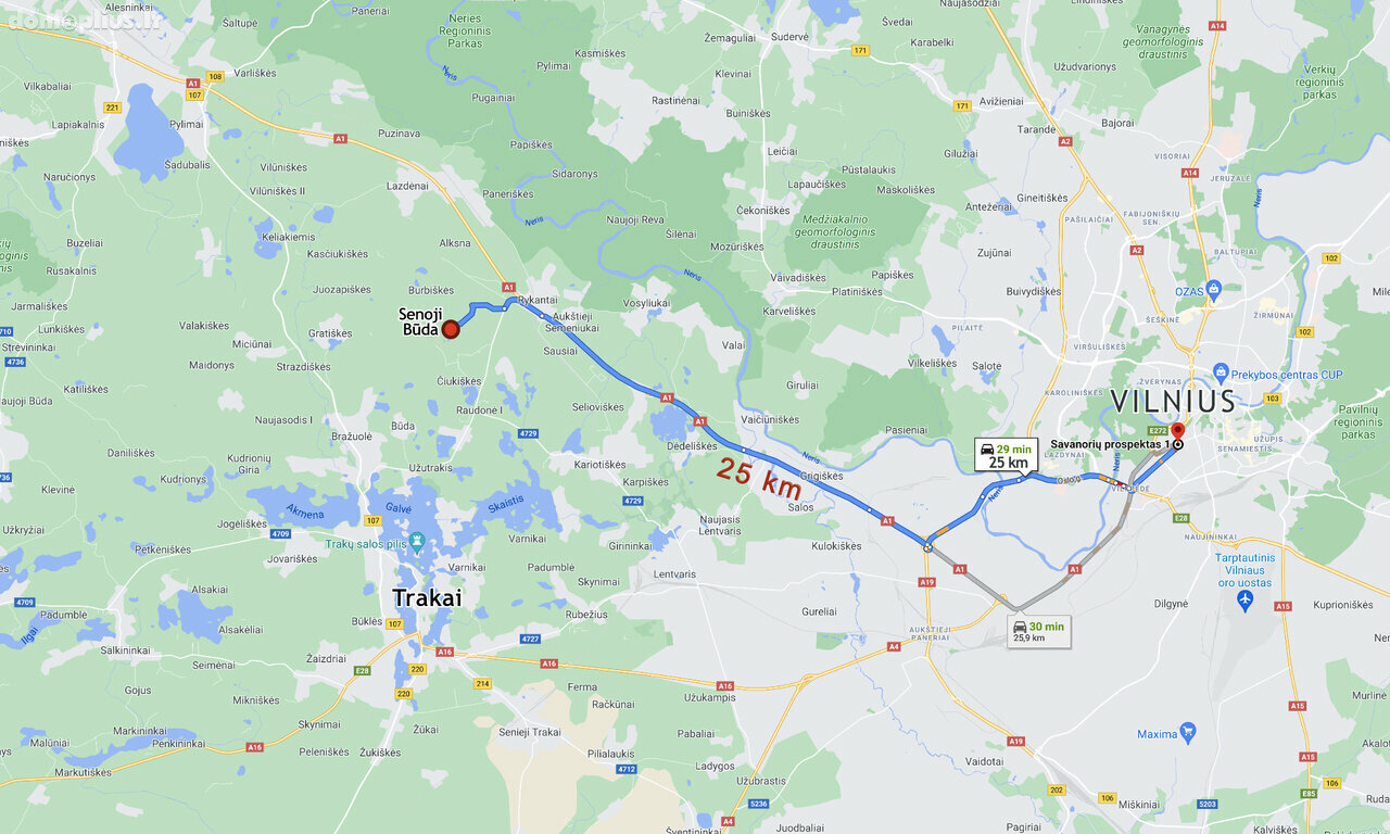 Parduodamas sklypas Trakų rajono sav., Senoji Būda