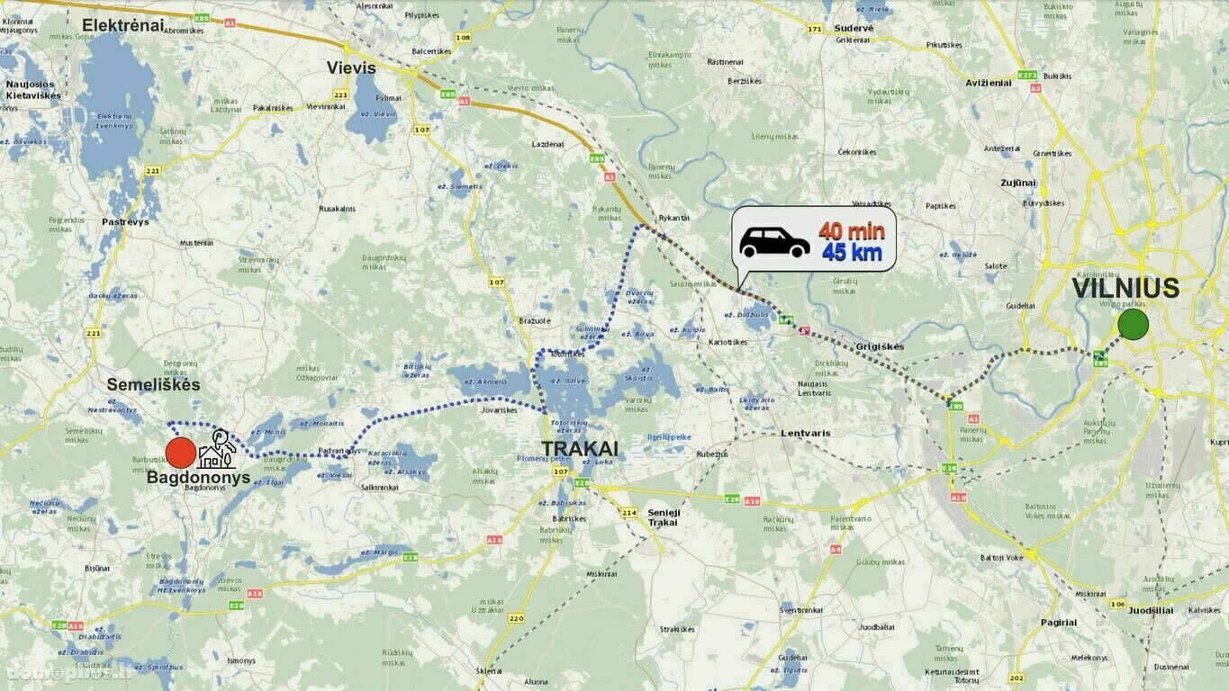 Parduodamas sklypas Trakų rajono sav., Vilkokšnyje