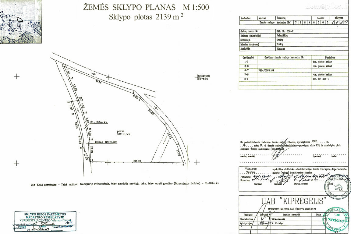 Parduodamas sklypas Trakų rajono sav., Peleniškėse