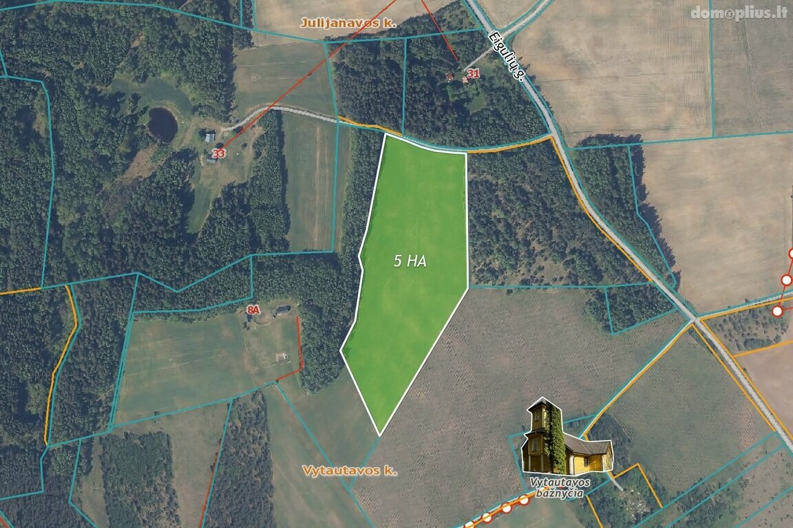 Parduodamas sklypas Trakų rajono sav., Vytautavoje
