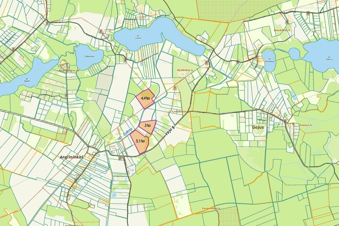 Parduodamas sklypas Trakų rajono sav., Anglininkuose