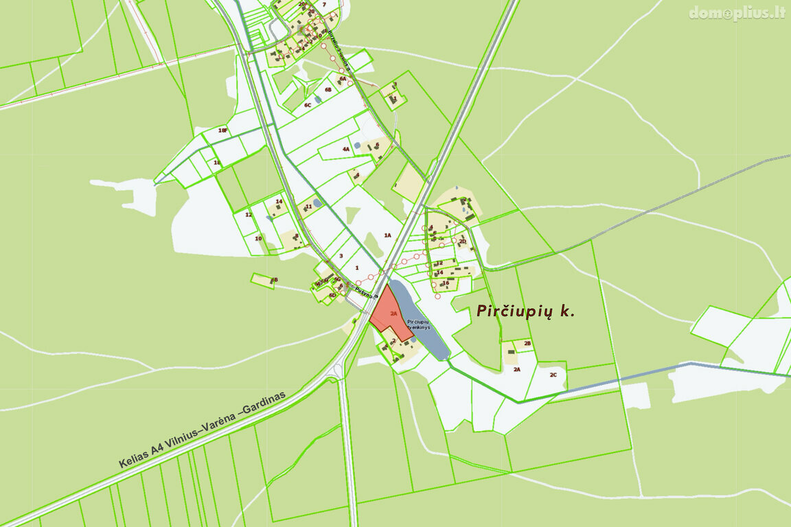 Parduodamas sklypas Varėnos rajono sav., Pirčiupiuose