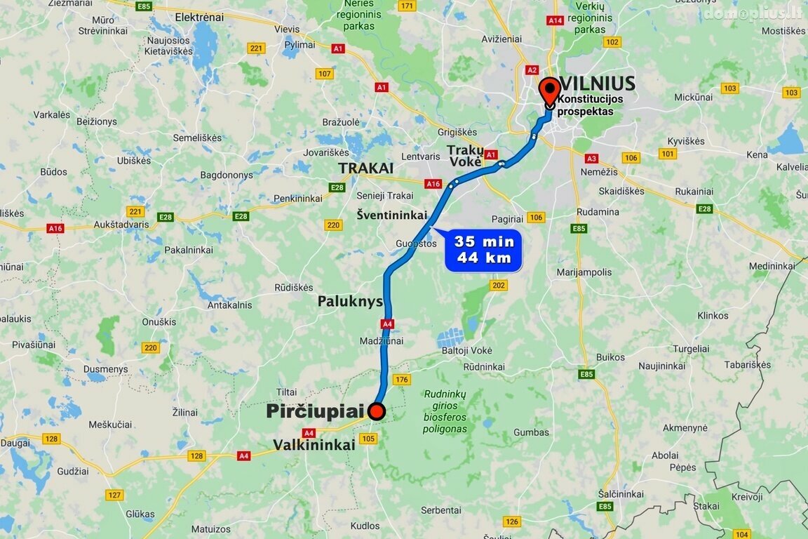Parduodamas sklypas Varėnos rajono sav., Pirčiupiuose
