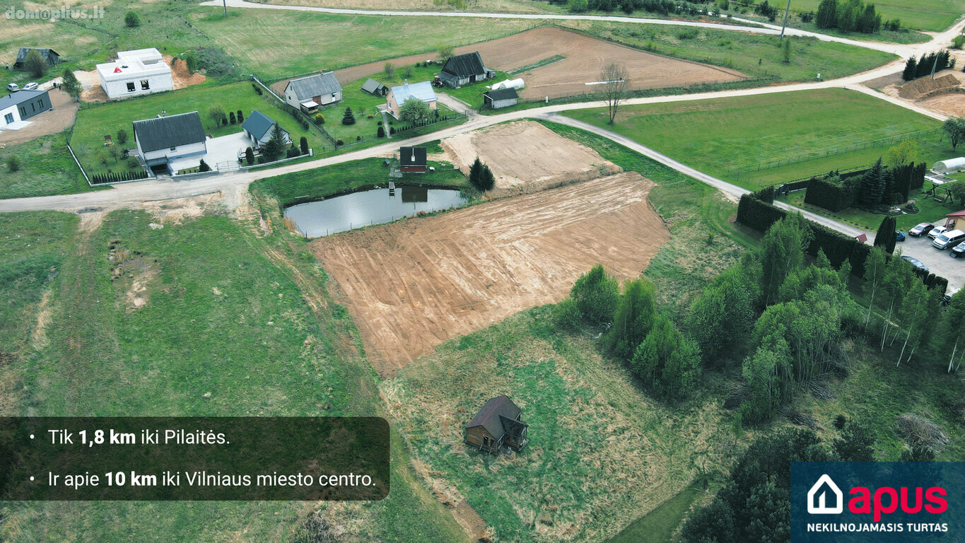 Parduodamas sklypas Vilniuje, Pilaitėje