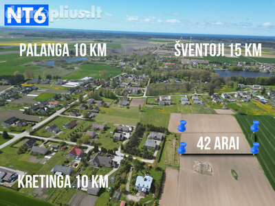 Участок Kretingos rajono sav., Rūdaičiuose, Alyvų g.
