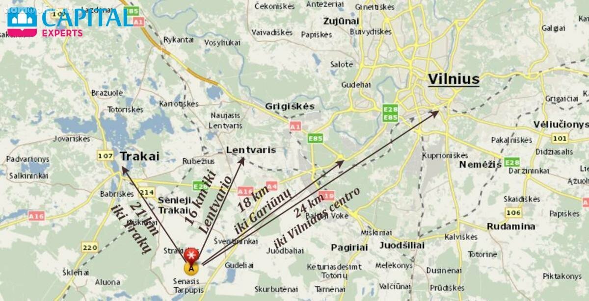 Parduodamas sklypas Trakų rajono sav., Senasis Tarpupis