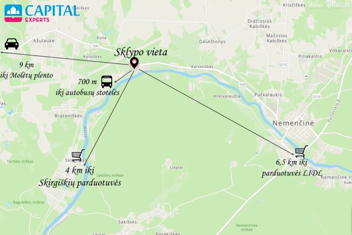 Parduodamas sklypas Vilniaus rajono sav., Kermušiškėse