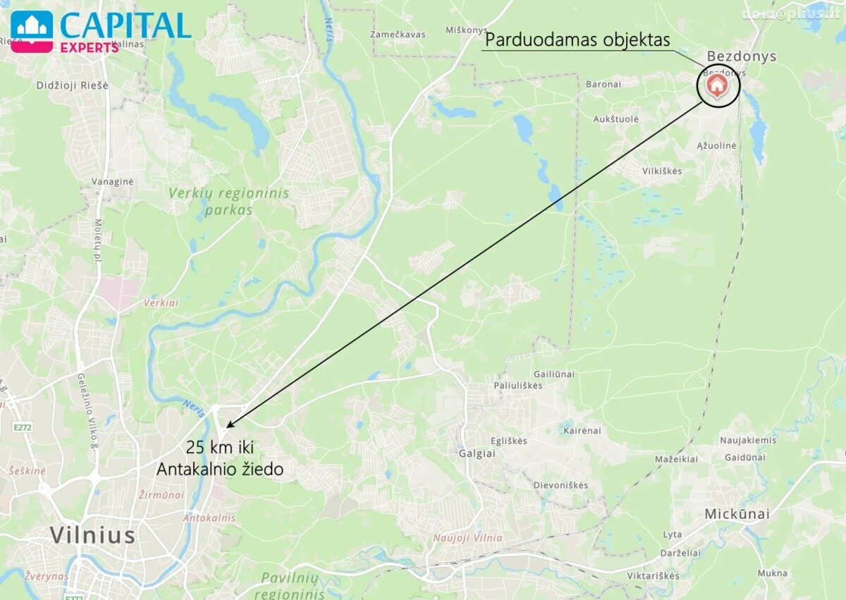 Parduodamas sklypas Vilniaus rajono sav., Bezdonyse, Avietyno g.