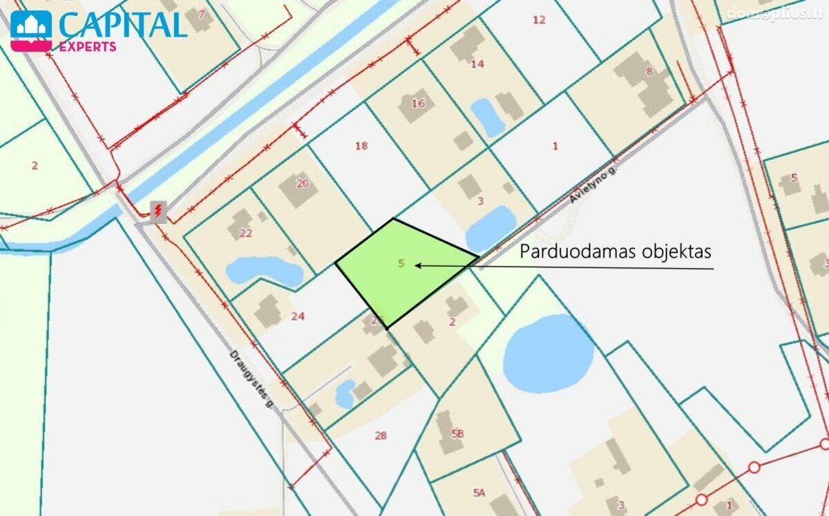 Parduodamas sklypas Vilniaus rajono sav., Bezdonyse, Avietyno g.