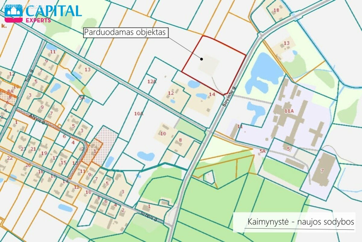 Parduodamas sklypas Širvintų rajono sav., Motiejūnuose