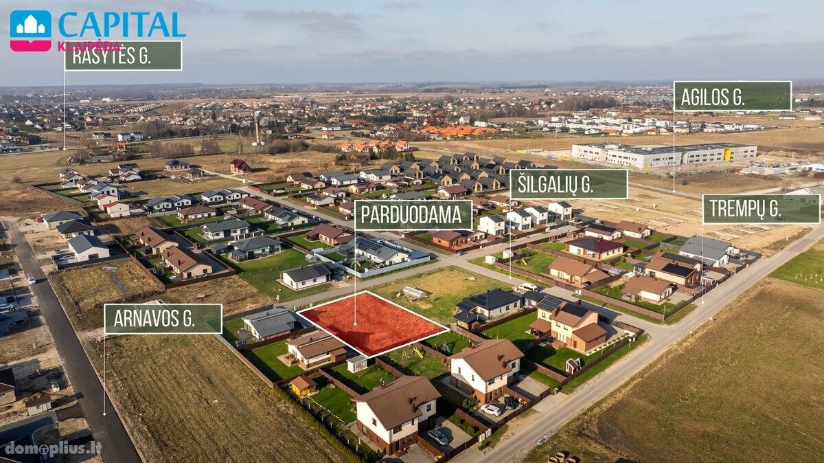 Parduodamas sklypas Klaipėdos rajono sav., Trušeliuose