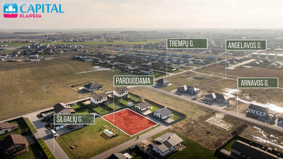 Parduodamas sklypas Klaipėdos rajono sav., Trušeliuose