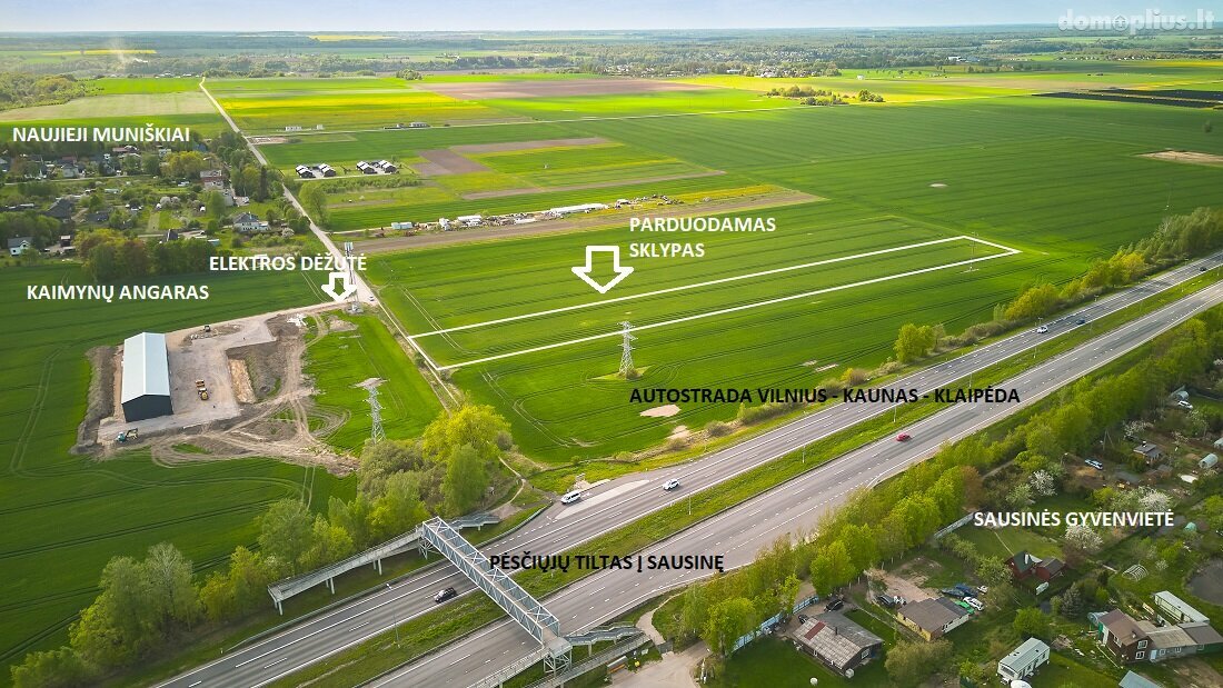 Land for sale Kauno rajono sav., Naujieji Muniškiai