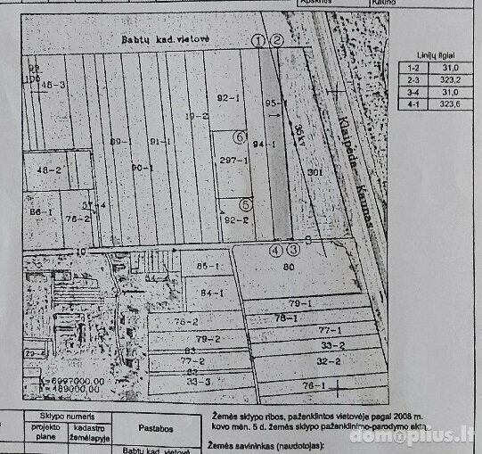 Land for sale Kauno rajono sav., Naujieji Muniškiai