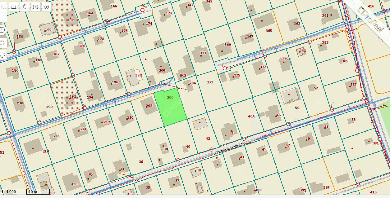 Land for sale Vilniuje, Balsiuose, Kryžiokų Sodų 9-oji g.