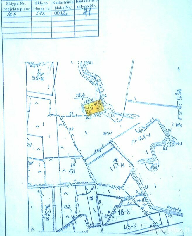Land for sale Alytaus rajono sav., Saulėnuose