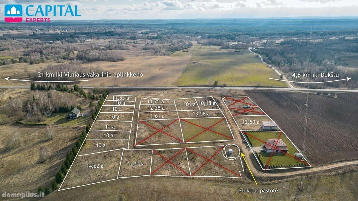 Land for sale Vilniaus rajono sav., Jurkiškėse