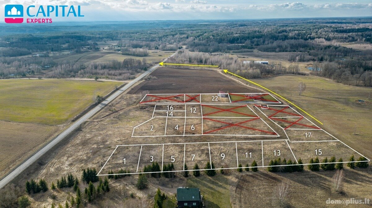 Land for sale Vilniaus rajono sav., Jurkiškėse