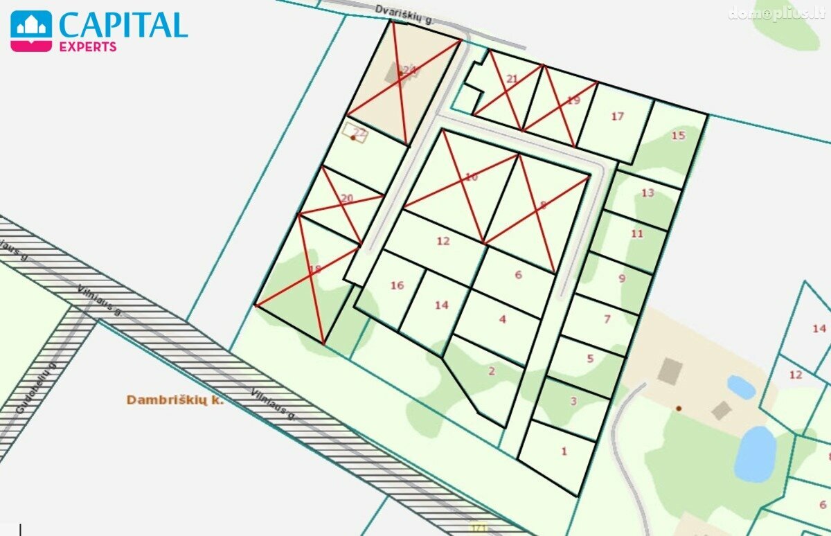 Land for sale Vilniaus rajono sav., Jurkiškėse