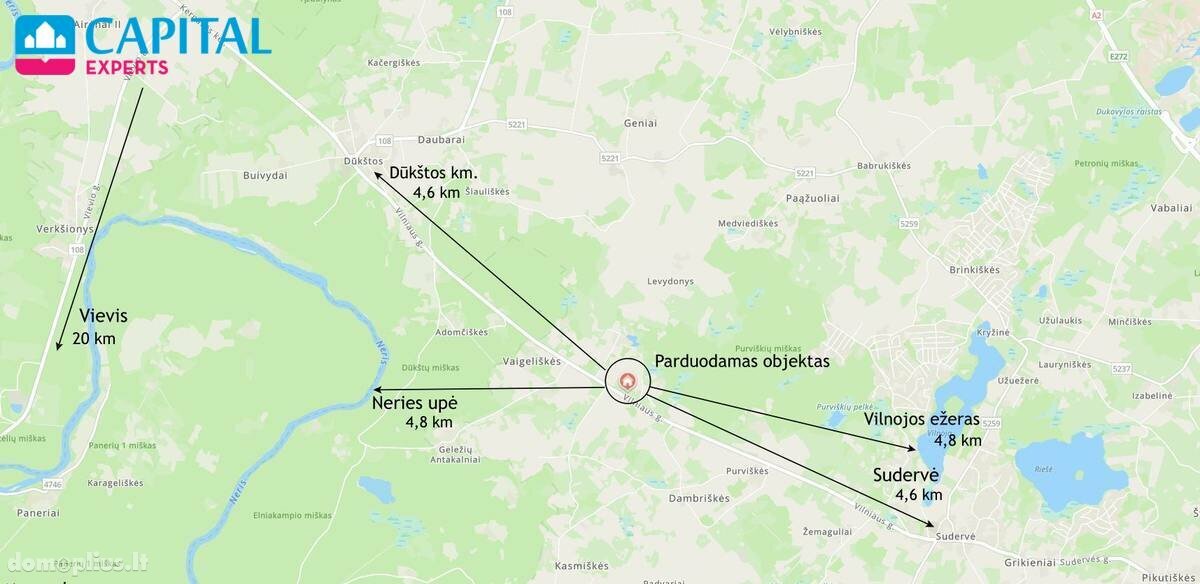 Land for sale Vilniaus rajono sav., Jurkiškėse