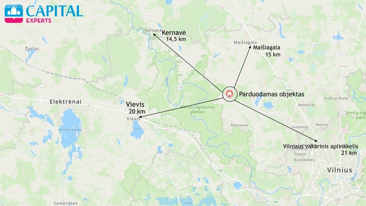 Land for sale Vilniaus rajono sav., Jurkiškėse