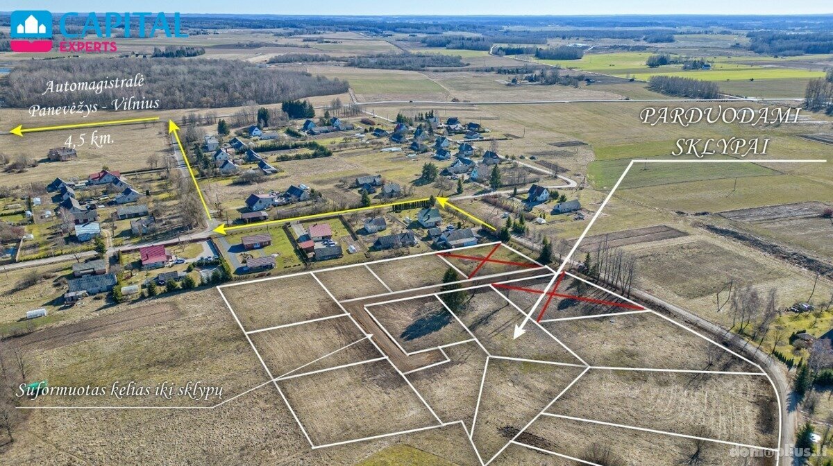Parduodamas sklypas Širvintų rajono sav., Vileikiškiuose