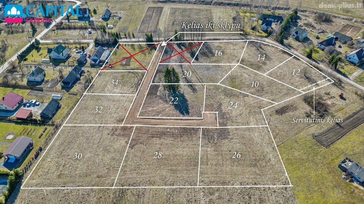 Parduodamas sklypas Širvintų rajono sav., Vileikiškiuose