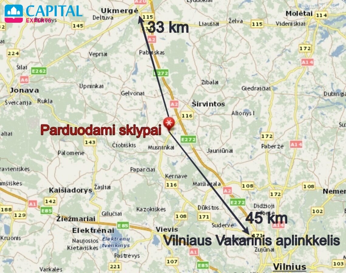 Parduodamas sklypas Širvintų rajono sav., Vileikiškiuose