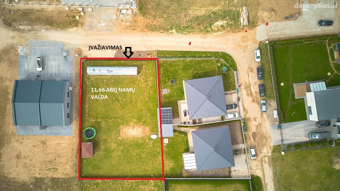 Land for sale Kaune, Vaišvydavoje, Zubrynės g.