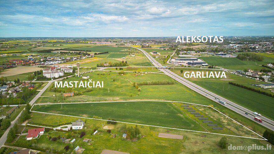 Land for sale Kauno rajono sav., Mastaičiuose, Garliavos g.