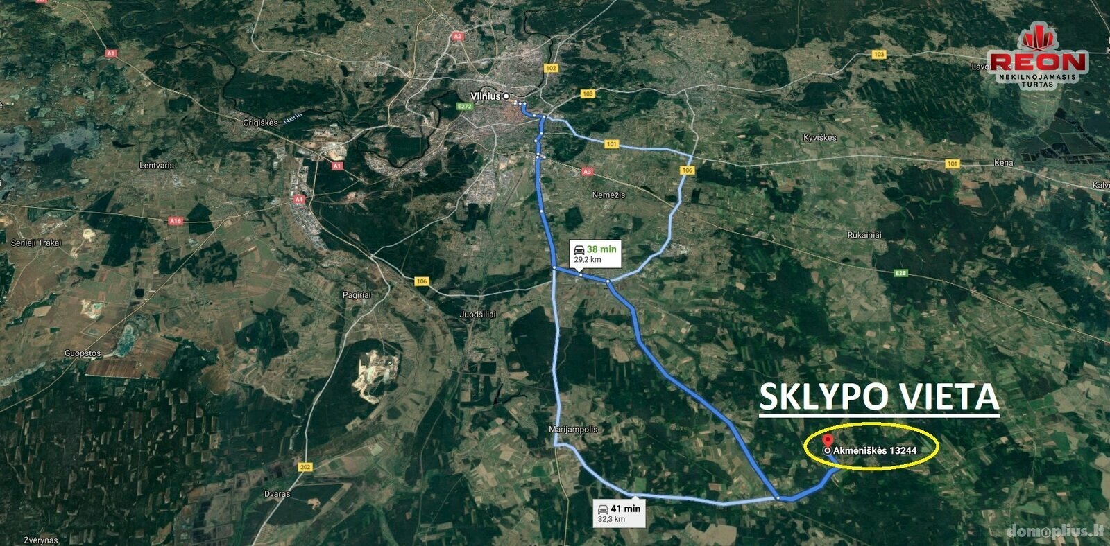 Land for sale Vilniaus rajono sav., Akmeniškėse, Baravykų 2-oji g.