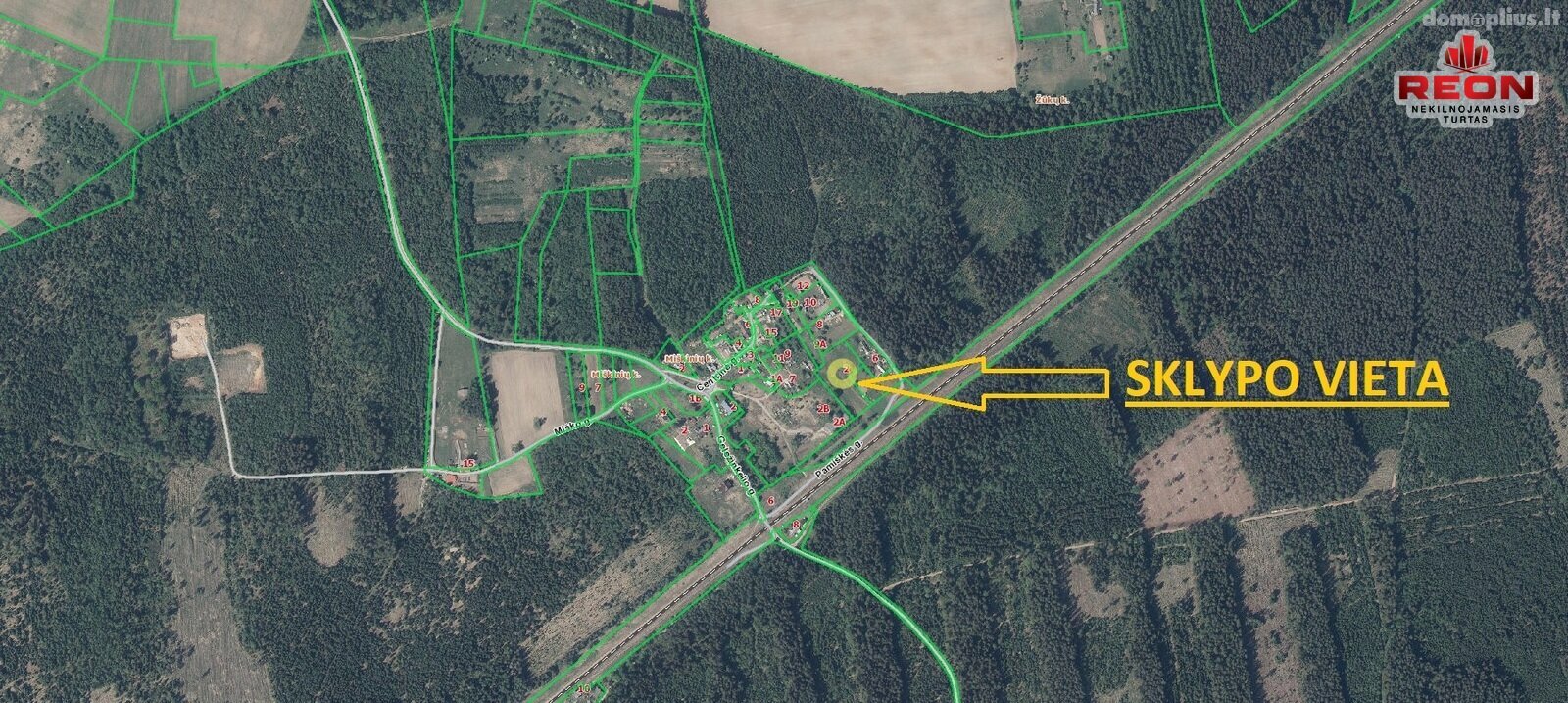 Parduodamas sklypas Trakų rajono sav., Miškiniuose, Pamiškės g.