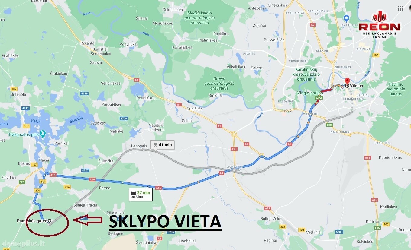 Parduodamas sklypas Trakų rajono sav., Miškiniuose, Pamiškės g.