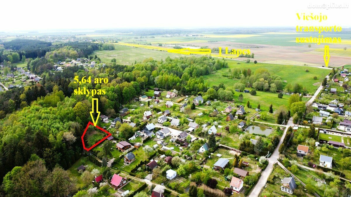Parduodamas sklypas Kauno rajono sav., Tauralaukyje, Žvejų g.