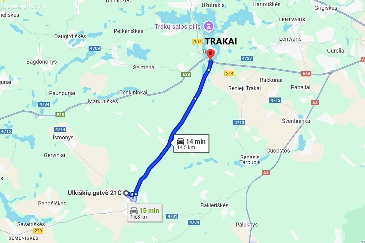 Parduodamas sklypas Trakų rajono sav., Rūdiškėse, Ulkiškių g.