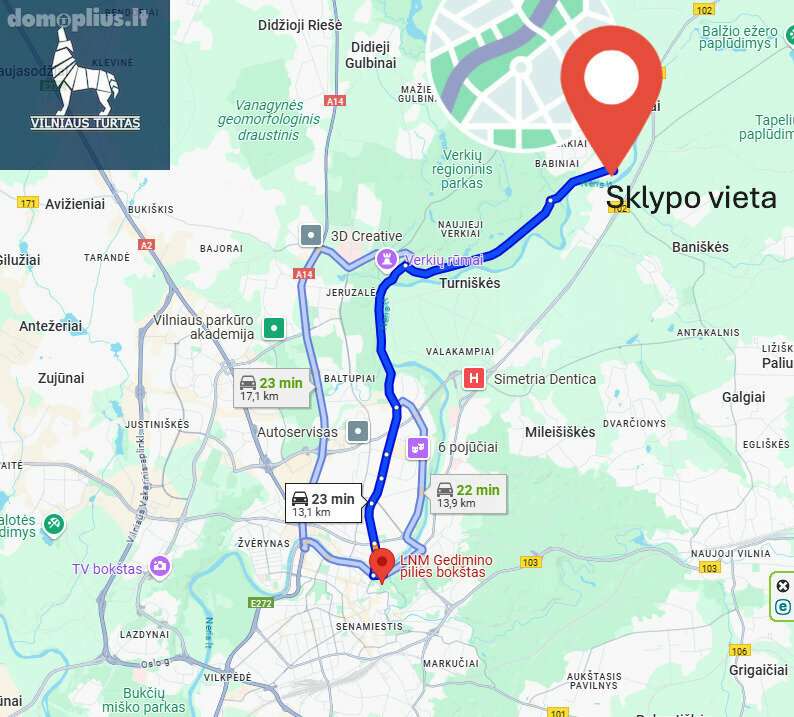 Участок Vilnius, Vilniuje, Ožkinių g.
