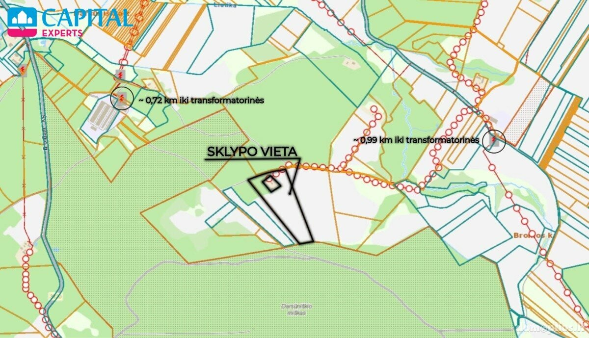 Parduodamas sklypas Kaišiadorių rajono sav., Darsūniškyje