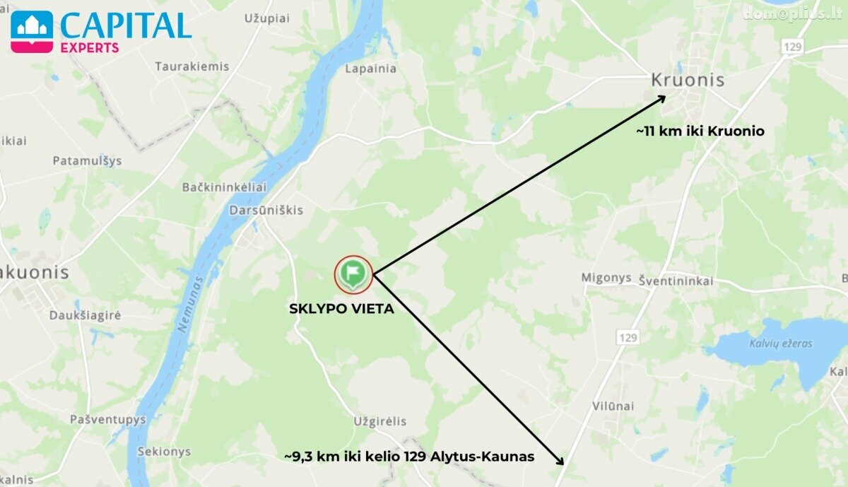 Parduodamas sklypas Kaišiadorių rajono sav., Darsūniškyje